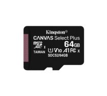 Kingston Technology Canvas Select Plus memory card 64 GB MicroSDXC Class 10 UHS-I