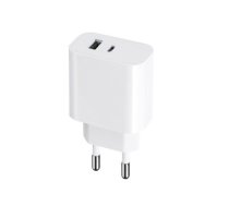 Maxlife MXTC-06 PD QC charger 1x USB-C 1x USB 30W white