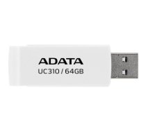 ADATA UC310 64GB USB Flash Drive, White ADATA