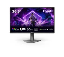 AOC AGON PRO AG276QKD2 computer monitor 67.3 cm (26.5") 2560 x 1440 pixels Quad HD QD-OLED Black, Grey
