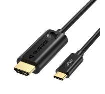 Choetech unidirectional adapter cable USB Type C adapter (male) to HDMI 2.0 (male) 4K 60Hz 1.8m black (CH0019)