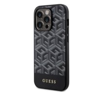 Guess PU G Cube MagSafe Case for iPhone 15 Pro Max Black
