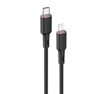 Acefast cable MFI USB Type C - Lightning 1.2m, 30W, 3A black (C2-01 black)