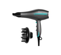 Cecotec Hair dryer | IoniCare 5300 Maxi Aura Black | 2200 W | Number of temperature settings 3 | Ionic function | Black/Grey | Diffuser nozzle