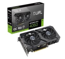 Graphics Card|ASUS|NVIDIA GeForce RTX 4060|8 GB|GDDR6|128 bit|PCIE 4.0 16x|Dual Slot Fansink|1xHDMI|3xDisplayPort|DUAL-RTX4060-O8G-EVO