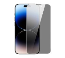 Baseus Privacy Tempered Glass For iPhone 14 Pro Max Full Screen 0.3mm Privacy Filter Anti Spy + Mounting Frame