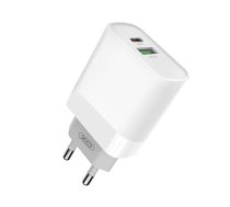 XO wall charger L64 PD QC 3.0 18W 1x USB 1x USB-C white