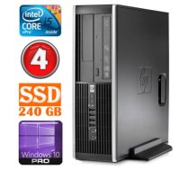 HP 8100 Elite SFF i5-650 4GB 240SSD DVD WIN10Pro