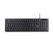 Gembird Multimedia Keyboard KB-MCH-04 USB Keyboard, Wired, US, Black