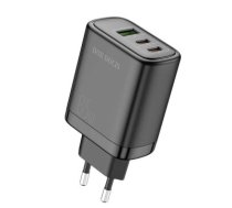 Wall charger Dux Ducis C110 Super Si - USB + 2xType C - PD 65W 5A black