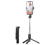 Selfie Stick MINI - with detachable bluetooth remote control and tripod - P20S BLACK