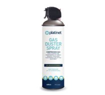 Platinet Gas/Air Duster, 600ml Can, Trigger Nozzle, Gently Remove Dust and Debris from sensitive electronics such as keyboards/laptops, contains no CFC, FCKW or CKW