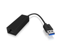 Icy Box IB-AC501a, USB 3.0 (A-Type) to Gigabit Ethernet Adapter, black
