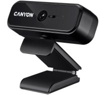 CANYON C2 720P HD 1.0Mega fixed focus webcam with USB2.0. connector, 360° rotary view scope, 1.0Mega pixels, built in MIC, Resolution 1280*720(1920*1080 by interpolation), viewing angle 46°, cable length 1.5m, 90*60*55mm, 0.104kg, Black