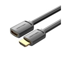 Vention HDMI-A Male to HDMI-A Female 4K HD Cable PVC Type 1.5M Black