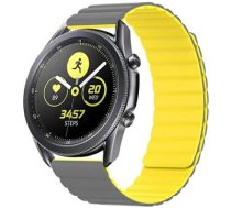 Beline pasek Watch 20mm Magnetic szaro-żółty gray|yellow