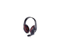 GEMBIRD gaming headset 3.5mm red-black