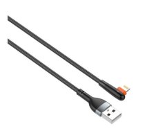 Cable USB to Lightning LDNIO LS562, 2.4A, 2m (black)