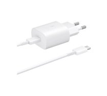 EP-TA800EWE + EP-DA705BWE Samsung 25W Travel Charger + USB-C|USB-C Data Cable White (OOB Bulk)