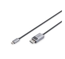 DIGITUS - video adapter cable - DisplayPort to 24 pin USB-C - 1 m