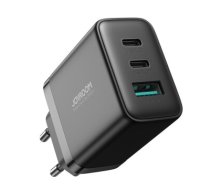 Joyroom JR-TCF10 fast charger 2x USB-C USB-A 32W - black