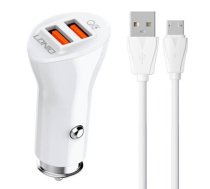 LDNIO C511Q 2USB Car charger + MicroUSB cable