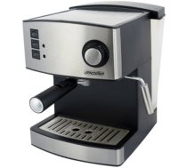 Mesko Espresso Machine MS 4403 Pump pressure 15 bar, Built-in milk frother, Drip, 850 W, Stainless steel/Black