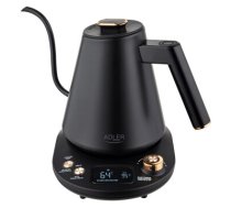 Adler Kettle | AD 1349 | Electric | 1100 W | 1 L | Stainless steel | 360° rotational base | Black/Gold