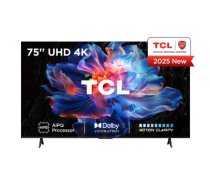 TCL V6C 75V6C TV 190.5 cm (75") 4K Ultra HD Smart TV Wi-Fi Metallic 330 cd/m²