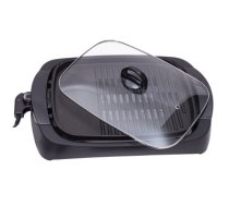 Adler Electric Grill AD 6610 3000 W, Black, Non-stick coating, Glass lid