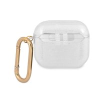 GUA3UCG4GT Guess 4G TPU Glitter Case for Airpods 3 Transparent