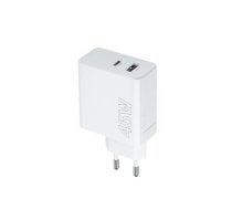 Maxlife MXTC-07-45AC PD QC charger 1x USB-C 1x USB 45W white