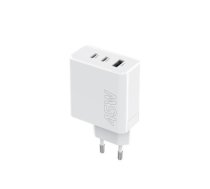 Maxlife MXTC-07-45ACC PD QC charger 2x USB-C 1x USB 45W white