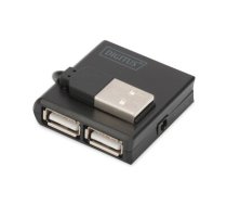 DIGITUS DA-70217 DIGITUS HUB|Koncentrator mini 4-portowy USB 2.0 SuperSpeed, pasywny, czarny