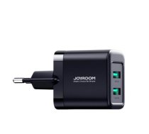 Joyroom JR-TCN01 2xUSB-A 12W 2.4A mains charger - black