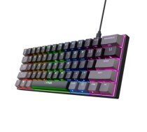 Trust GXT 867 Acira keyboard USB QWERTY US English Black