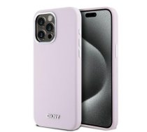 DKNY DKHMP15XSMCHLP iPhone 15 Pro Max 6.7" różowy|pink hardcase Liquid Silicone Small Metal Logo MagSafe