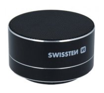 Swissten Bluetooth 4.0 Bezvadu Skaļrunis ar Micro SD | Telefona Zvana Funkcija | Metāla Korpus | 3W | Melns