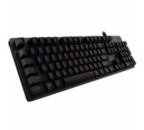 LOGITECH G512 CARBON LIGHTSYNC RGB Mechanical Gaming Keyboard with GX Red switches-CARBON-US INT'L-USB-IN