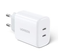 Ugreen charger 2x USB Type C 40W Power Delivery white (10343)