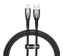 USB cable for Lightning Baseus Glimmer Series, 2.4A, 1m (Black)