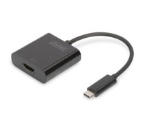 DIGITUS USB Type-C to HDMI Adapter, 4K@30Hz black
