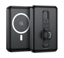 USAMS Powerbank PB64 10000mAh 20W QC3.0+PD Magnetic Wireless Fast Charge czarny|black 10KCD17301 (US-CD173)