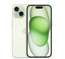 Model iPhone 15|Built-in Memory 256 GB|RAM 6GB|Green|LTE|4G|5G|OS iOS 17|Screen 6.1"|2556 x 1179|OLED|CPU A16 Bionic chip; 6‑core CPU with 2 performance and 4 efficiency cores|Dual     SIM|1xUSB-C|Camera 48MP+12MP|Front-facing Camera 12MP|Bluetooth/USB/NF