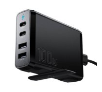 Desktop Charger 2xUSB-C 2xUSB-A 100W Essager GaN (black)