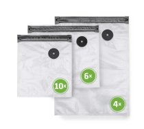 Caso Vacu ZIP-Bags Set 01243 Transparent, 20 bags