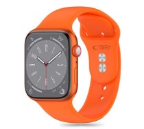 TECH-PROTECT SILIKONA APPLE WATCH 4 | 5 | 6 | 7 | 8 | 9 | SE (38 | 40 | 41 MM) SPILGTI ORANŽS