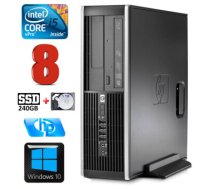 HP 8100 Elite SFF i5-650 8GB 240SSD+1TB DVD WIN10