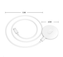 Joyroom JR-A28 15W Ultra-thin Magnetic Wireless Fast Charger White