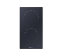 Candy Domino Ceramic Hob CID 30/G3 Induction, Number of burners/cooking zones 2, Touch control, Timer, Black